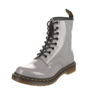 Dr. Martens 27635 Patent Leather Women Ankle Combat Boots